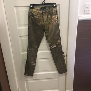 RePosh: Sam Edelman Gold Jeans